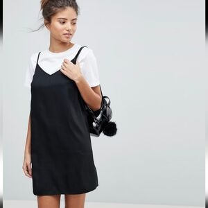 ASOS Black Slip Dress